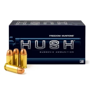 HUSH Subsonic 10mm Auto Ammo- 200 Gr RNFP, 50 rounds, New