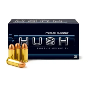 HUSH Subsonic 40 Smith & Wesson Ammo- 200 Gr RNFP, 50 rounds, New