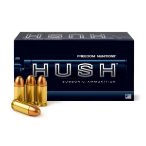HUSH Subsonic 45 ACP Ammo- 250 Gr Round Nose (RN), 50 rounds, New