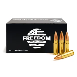 300 Blackout Ammo- 125 Gr Full Metal Jacket (FMJ), 50 rounds, New