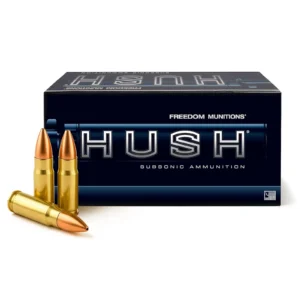 HUSH Subsonic 300 Blackout Ammo- 220 Gr Hollow Point Boat Tail (HPBT), 50 rounds, New
