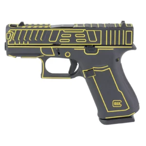 GLOCK 43X 9MM 10RD OUTLANDER YELLOW