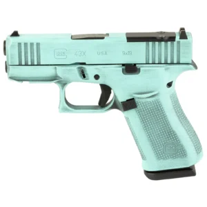 GLOCK 43X 9MM 10RD ROB EGG BLUE BW