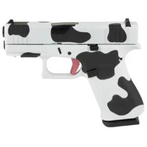 GLOCK 43X 9MM 10RD COW PRINT FRTRAIL