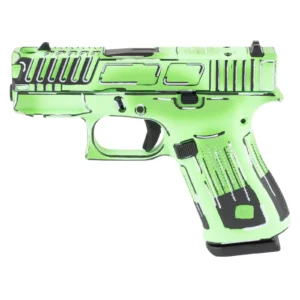 GLOCK 43X COMP 9MM 10RD ANIME GREEN