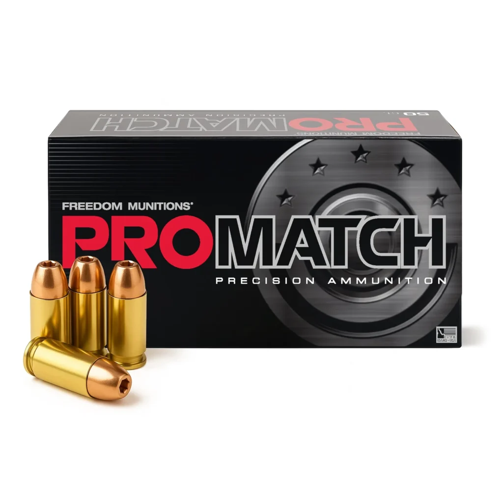 Freedom Munitions ProMatch Pistol Ammo