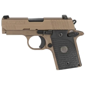 SIG P938 EMP SCRPN 9MM 7RD 3" FDE NS