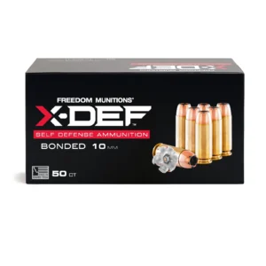 X-DEF Defense 10mm Auto Ammo- 200 Gr Hollow Point (HP), 50 rounds, New
