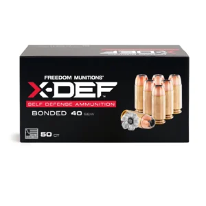 X-DEF Defense 40 Smith & Wesson Ammo- 180 Gr Hollow Point (HP), 50 rounds, New